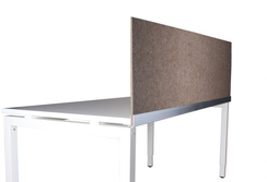 Akoestische scheidingswand 9mm. 200cm. breed extra hoog