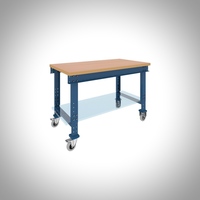 Werktafel wielenset 125mm.