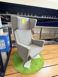 Fauteuil Voyage lichtgrijs
