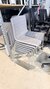Set van 6 vergaderstoelen Arper kleur grijs