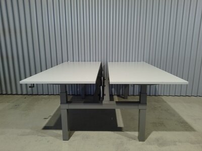 DUO bureau zit/sta 2x 180x80cm.