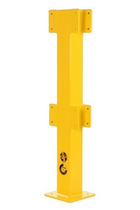 Safety railing staal middenpost 100cm.