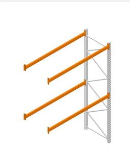 Europal aanbouwvak 4000H x 1100D x 2700L (mm) 2 niveaus van 1650kg.