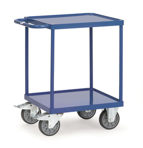 Zware tafelwagen 2496W, laadvlak 600x600mm.
