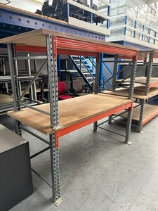 Werkbank 2150x1100x950mm.