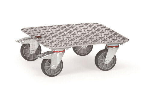 Rolplateau / staal / 500 x 500