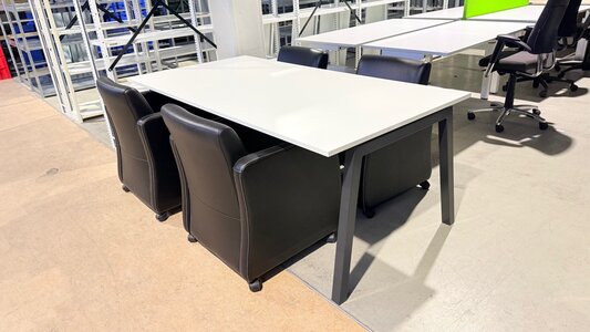 Pami vergadertafel A-poot 200x100x75cm.