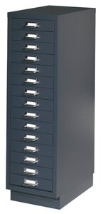 Square Store A4- ladekast, 15 laden 5,1cm., 86x28x42cm.