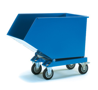 Stalen bakwagen  met wielen