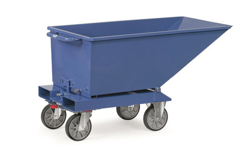 Stalen bakwagen  met wielen
