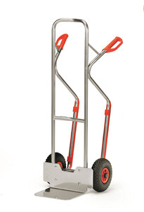 Steekwagen alu Ecoline 1300x250 luchtbanden