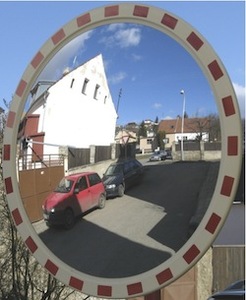 Verkeersveiligheidsspiegel 60cm rond