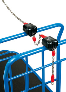 Wandketting voor statiegeldslot