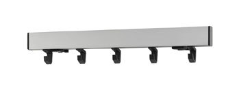 Wandprofiel 51cm 5 jashaken